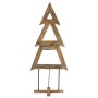 Árbol de Navidad Marrón 180 cm Madera de teca maciza en Decoración Festiva y Estacional | Comprar online en Foru.es