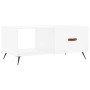 Mesa de centro madera contrachapada blanco 90x50x40 cm de vidaXL, Mesas de centro - Ref: Foro24-829180, Precio: 45,04 €, Desc...