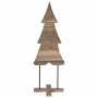 Árbol de Navidad Marrón 120 cm Madera de teca maciza en Decoración Festiva y Estacional | Comprar online en Foru.es