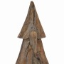 Árbol de Navidad Marrón 120 cm Madera de teca maciza en Decoración Festiva y Estacional | Comprar online en Foru.es