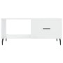 Mesa de centro madera contrachapada blanco brillo 90x50x40 cm de vidaXL, Mesas de centro - Ref: Foro24-829230, Precio: 54,04 ...