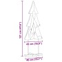 Árbol de Navidad Marrón 120 cm Madera de teca maciza en Decoración Festiva y Estacional | Comprar online en Foru.es