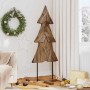 Árbol de Navidad Marrón 150 cm Madera de teca maciza en Decoración Festiva y Estacional | Comprar online en Foru.es