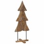Árbol de Navidad Marrón 150 cm Madera de teca maciza en Decoración Festiva y Estacional | Comprar online en Foru.es