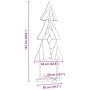 Árbol de Navidad Marrón 150 cm Madera de teca maciza en Decoración Festiva y Estacional | Comprar online en Foru.es