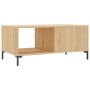 Mesa de centro madera contrachapada roble Sonoma 90x50x40 cm de vidaXL, Mesas de centro - Ref: Foro24-829215, Precio: 47,00 €...