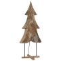 Árbol de Navidad Marrón 180 cm Madera de teca maciza en Decoración Festiva y Estacional | Comprar online en Foru.es