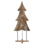 Árbol de Navidad Marrón 180 cm Madera de teca maciza en Decoración Festiva y Estacional | Comprar online en Foru.es