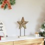 Estrella de Navidad Marrón 30 x 5 x 45 cm Madera de teca maciza en Decoración Festiva y Estacional | Comprar online en Foru.es