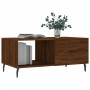 Mesa de centro madera contrachapada roble marrón 90x50x40 cm de vidaXL, Mesas de centro - Ref: Foro24-829235, Precio: 45,11 €...