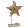 Estrella de Navidad Marrón 30 x 5 x 45 cm Madera de teca maciza en Decoración Festiva y Estacional | Comprar online en Foru.es