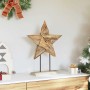 Estrella de Navidad Marrón 45 x 5 x 60 cm Madera de teca maciza en Decoración Festiva y Estacional | Comprar online en Foru.es
