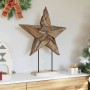 Estrella de Navidad Marrón 60 x 5 x 75 cm Madera de teca maciza en Decoración Festiva y Estacional | Comprar online en Foru.es