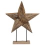 Estrella de Navidad Marrón 60 x 5 x 75 cm Madera de teca maciza en Decoración Festiva y Estacional | Comprar online en Foru.es