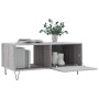 Mesa de centro madera contrachapada gris Sonoma 90x50x40 cm de vidaXL, Mesas de centro - Ref: Foro24-829210, Precio: 47,89 €,...