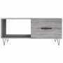 Mesa de centro madera contrachapada gris Sonoma 90x50x40 cm de vidaXL, Mesas de centro - Ref: Foro24-829210, Precio: 47,89 €,...