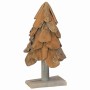 Árbol de Navidad con soporte Marrón 60 cm Madera de teca maciza en Decoración Festiva y Estacional | Comprar online en Foru.es