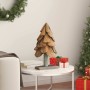 Árbol de Navidad con soporte Marrón 60 cm Madera de teca maciza en Decoración Festiva y Estacional | Comprar online en Foru.es