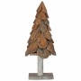 Árbol de Navidad con soporte Marrón 90 cm Madera de teca maciza en Decoración Festiva y Estacional | Comprar online en Foru.es