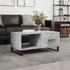 Concrete gray plywood coffee table 90x50x40 cm by vidaXL, Coffee table - Ref: Foro24-829240, Price: 63,03 €, Discount: %
