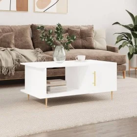 Couchtisch aus weißem Sperrholz, 90 x 50 x 40 cm von vidaXL, Couchtisch - Ref: Foro24-829476, Preis: 45,93 €, Rabatt: %