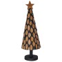 Árbol de Navidad con soporte Marrón 90 cm Madera de teca maciza en Decoración Festiva y Estacional | Comprar online en Foru.es