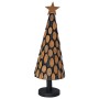 Árbol de Navidad con soporte Marrón 90 cm Madera de teca maciza en Decoración Festiva y Estacional | Comprar online en Foru.es