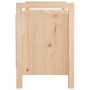 Banco de recibidor madera maciza de pino 80x40x60 cm de vidaXL, Bancos para recibidores y almacenamiento - Ref: Foro24-821779...