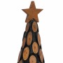 Árbol de Navidad con soporte Marrón 90 cm Madera de teca maciza en Decoración Festiva y Estacional | Comprar online en Foru.es