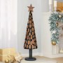 Árbol de Navidad Marrón 120 cm Madera de teca maciza en Decoración Festiva y Estacional | Comprar online en Foru.es