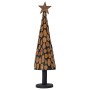 Árbol de Navidad Marrón 120 cm Madera de teca maciza en Decoración Festiva y Estacional | Comprar online en Foru.es