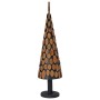Árbol de Navidad Marrón 120 cm Madera de teca maciza en Decoración Festiva y Estacional | Comprar online en Foru.es