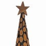 Árbol de Navidad Marrón 120 cm Madera de teca maciza en Decoración Festiva y Estacional | Comprar online en Foru.es