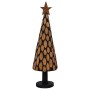 Árbol de Navidad Marrón 150 cm Madera de teca maciza en Decoración Festiva y Estacional | Comprar online en Foru.es