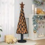 Árbol de Navidad Marrón 150 cm Madera de teca maciza en Decoración Festiva y Estacional | Comprar online en Foru.es