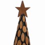 Árbol de Navidad Marrón 150 cm Madera de teca maciza en Decoración Festiva y Estacional | Comprar online en Foru.es
