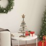 Árbol de Navidad con soporte Marrón 60 cm Madera de teca maciza en Decoración Festiva y Estacional | Comprar online en Foru.es