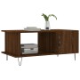 Mesa de centro madera contrachapada roble marrón 90x50x40 cm de vidaXL, Mesas de centro - Ref: Foro24-829491, Precio: 58,59 €...