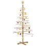 Árbol de Navidad de madera con soporte Marrón 150 cm Bambú en Decoración Festiva y Estacional | Comprar online en Foru.es