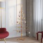 Árbol de Navidad de madera con soporte Marrón 150 cm Bambú en Decoración Festiva y Estacional | Comprar online en Foru.es