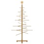 Árbol de Navidad de madera con soporte Marrón 150 cm Bambú en Decoración Festiva y Estacional | Comprar online en Foru.es