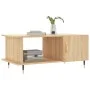 Mesa de centro madera contrachapada roble Sonoma 90x50x40 cm de vidaXL, Mesas de centro - Ref: Foro24-829471, Precio: 43,31 €...