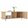 Mesa de centro madera contrachapada roble Sonoma 90x50x40 cm de vidaXL, Mesas de centro - Ref: Foro24-829471, Precio: 43,67 €...