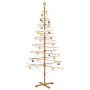 Árbol de Navidad de madera con soporte Marrón 210 cm Bambú en Decoración Festiva y Estacional | Comprar online en Foru.es