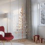 Árbol de Navidad de madera con soporte Marrón 210 cm Bambú en Decoración Festiva y Estacional | Comprar online en Foru.es