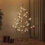 Árbol de Navidad de madera Natural 125 cm Madera maciza de pino en Decoración Festiva y Estacional | Comprar online en Foru.es