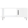 Mesa de centro madera contrachapada blanco brillo 90x50x40 cm de vidaXL, Mesas de centro - Ref: Foro24-829486, Precio: 61,95 ...