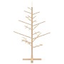 Árbol de Navidad de madera Natural 125 cm Madera maciza de pino en Decoración Festiva y Estacional | Comprar online en Foru.es
