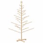 Árbol de Navidad de madera Natural 150 cm Madera maciza de pino en Decoración Festiva y Estacional | Comprar online en Foru.es