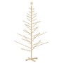 Árbol de Navidad de madera Natural 180 cm Madera maciza de pino en Decoración Festiva y Estacional | Comprar online en Foru.es